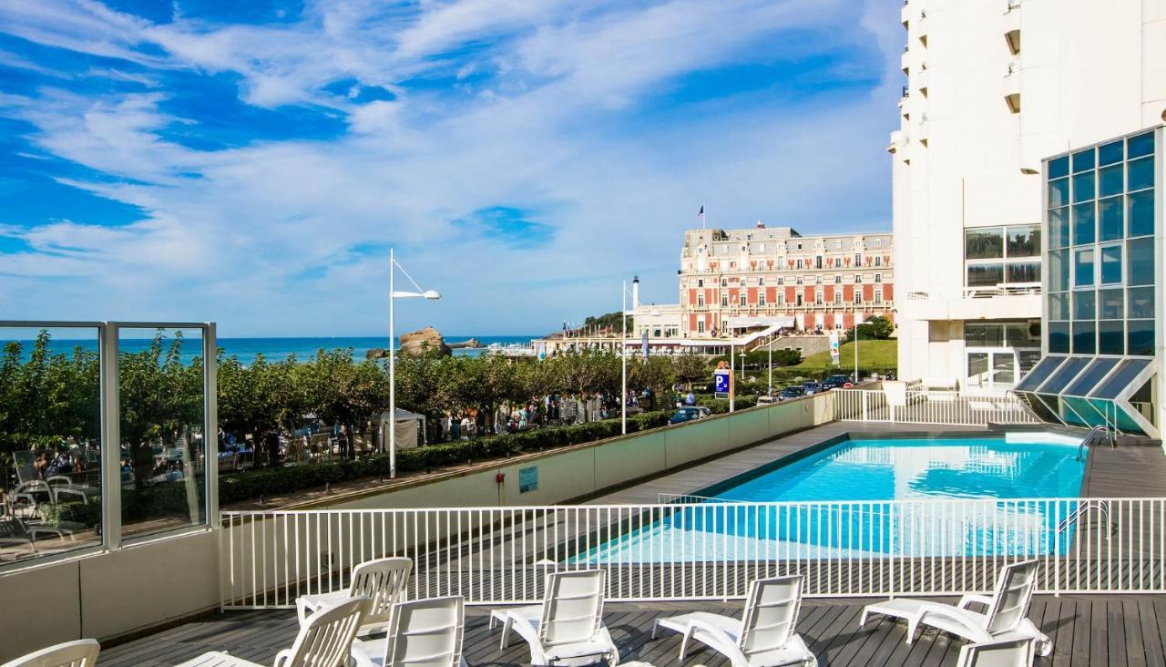 Superbe Studio Face A La Mer Acces Direct Plage Biarritz Exterior photo